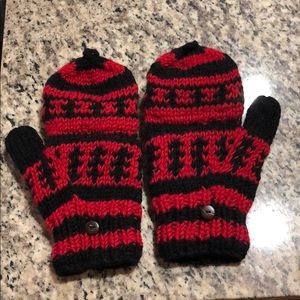 Never worn Hand-knit winter glitten